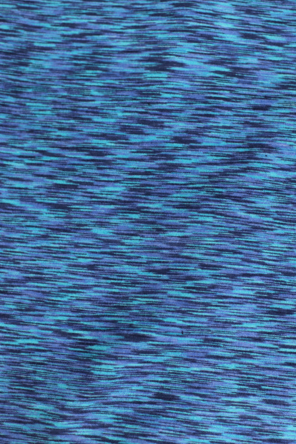 Blue Space Dye Fleece Gaiter - Her Tribe Athletics